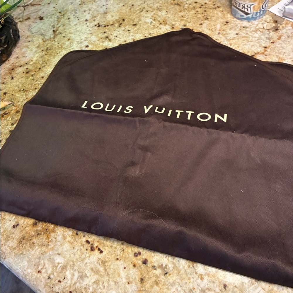 Louis Vuitton Black Protective Dust Bag with Logo